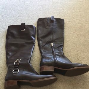 Banana Republic chocolate brown boots.